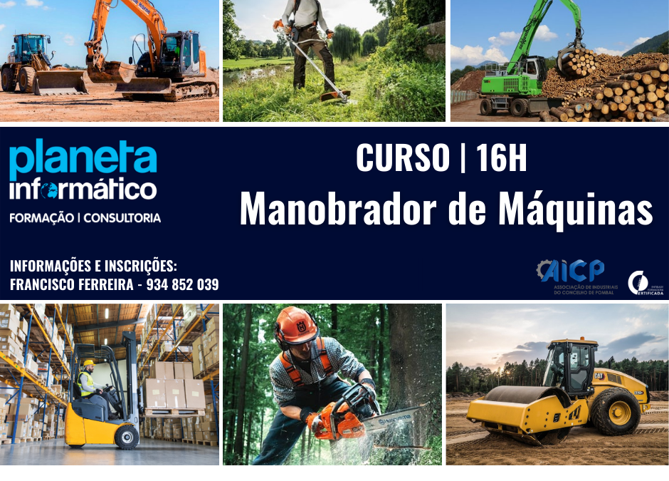 Manobrador de máquinas: 16 Horas, cartão de Manobrador!